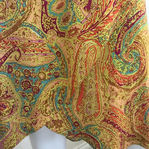 Beautiful pull on multi colored skirt - Picture 2 of 3